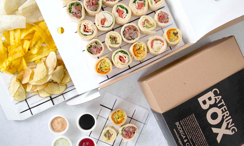 Premium Wraps & Chips Box para 10 personas