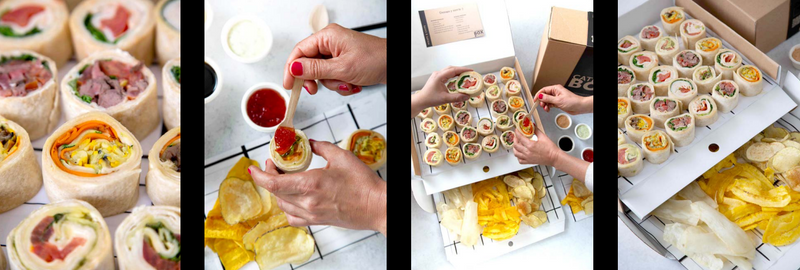 Premium Wraps & Chips Box para 10 personas